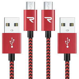 Rampow Micro USB P[uy1M/2{g//ԁz 2.4A}[dP[u f[^] 7000+̋Ȑ܃eXg ϋvґgiCP[u Android X}z [dP[u }CNusbP[u