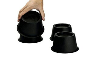 Uping テーブル・ ベッドの高さ調節が簡単にできる ベッド の高さをあげる足 4個セット 高さを上げる 高さ調節脚 こたつ 継足し 継ぎ足 テーブル脚台 高さ調整 暖房器具 丸型 (耐荷重450kg) ブ