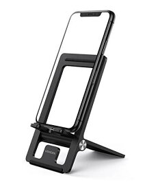 UGREEN スマホスタンド 折りたたみ式 卓上 角度調整 ABS スマホ用 iPhone スタンド ホルダー 持ち運びに便利 充電可能 4.7〜7.9インチのiPhone Android 携帯 switchに適用 ブラック