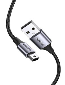 UGREEN ~j USB P[u [dP[uUSB 2.0 Type AIX- miniBIX iC҂ USB A to ~j USB P[u PS3 hCuR[_[ fWJ HDD GPS, PDAɑΉ 1m