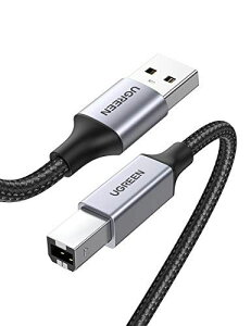 UGREEN v^[P[u 2M USB2.0P[u (^CvAIX - ^CvBIX)iC҂ Epson, Brother, HP, Canon, Lexmark, Dell, Xerox, Samsung, Piano, DACȂǂƌ݊