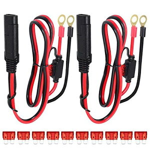TOOHUI 22tB[gSAEڑP[u SAE DCA_v^R[h 16AWG SAE n[lX P[u dr ^_[ DIY RlN^ 10Aq[Yobe[[dP[uAJ[obe[[dp