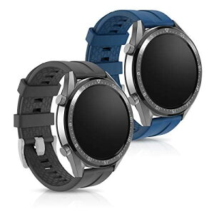 kwmobile Ή: Huawei Watch GT (46mm)  A[oh - 2x VR tBbglXgbJ[ - X|[cA[oh t@[EFC EHb` Large F / F