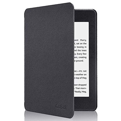 CoBak 新生活 Kindle Paperwhiteケース 優先配送 2018年発売Kindle ブラック Paperwhite第10世代用自動スリープウェイク機能付き最新PUレザースマートカバー