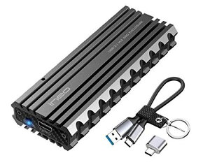ineo M.2 NVMe PCIe USB 3.2 Gen 2 Type-C �s�J�e�B�j�[���[�� ���A���~�j�E��SSD�O�t�n�[�h�h���C�u�P?�X[C2597 NVME] �u���b�N