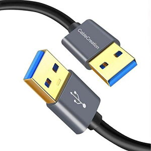 USB 3.0P[uCCableCreation USB 3.0 A (IX) - (IX) USB to USBP[u HDDGN[WAJA菑{[hAWG[^[ȂǑΉ Xy[XO[ 2m