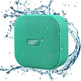 MIFA A1 グリーン Bluetoothスピーカー IP56防塵防水/コンパクト/マカロン色で可愛い/TWS機能でステレオサウンド/12時間連続再生/ハンズフリー通話/Micro SDカード対応 (グリーン)