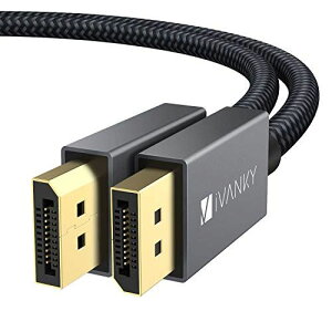 iVANKY Displayport P[uyDP 1.2/4K/3Mz4K@60HzC2K@165HzC 2K@144HzC DP to DP P[u PC/ASUS/Dell/Acer m[gp\R/erΉ fBXvC|[g P[u 3.0m 