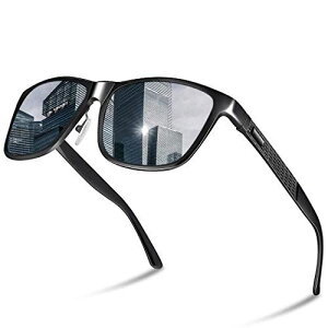 Glazata �Ό��T���O���X UV400 ���O���J�b�g ���^���t���[���X�|�[�c�T���O���X �h���C�u/�싅/���]��/�ނ�^�����j���O�^�S���t�^�^�] �j�����p �u���b�N