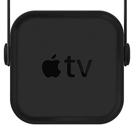 【elago】 Apple TV 4K / AppleTV HD 対応 マウント カバー シリコン 製 ホルダー 壁掛け用 ブラケット [ AppleTV 第4世代 / 第5世代アップルTV 対応 ] MULTI MOUNT ブラック