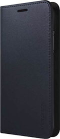 【VRS】 iPhone 11 Pro Max 対応 ケース 手帳型 本革 ベルト/マグネット フラップ なし ハンドメイド レザー 手帳 カバー カード 収納 付 スマホケース [ Apple iPhone11 Pro Max アイフォン11プロマックス 対応 ] Genuine Leather Diary ネイビー
