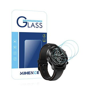 �y3������z Mihence Compatible TicWatch Pro 3 GPS �ی�t�B�����C 9H �K���X�ی�t�B���� �Ή� TicWatch Pro 3 GPS Smartwatch�X�}�[�g�r���v 2.5D���E���h�G�b�W �E�H�b�`�w��h�~�ی얌