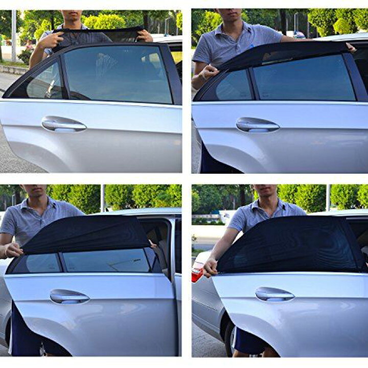 楽天市場 Tfy 車 サイド窓 サンシェード 赤ちゃん 子供を日焼けから守る 二層メッシュ日除け ほとんどの車に対応 ジープ フォード シボレー ビュイック アウディ Bmw 本田 マツダ 日産など 2枚セット メッシュ目 荒いタイプ T M Bストア