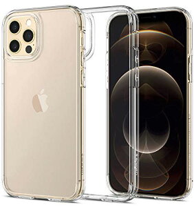 Spigen iPhone12 ケース iPhone12Pro ケース 6.1インチ 対応 ウルトラ・ハイブリッド 全面クリア 米軍MIL規格取得 耐衝撃 すり傷防止 ワイヤレス充電対応 アイフォン12 ケース アイフォン12プロケース