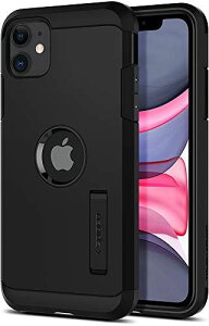 ySpigenz iPhone 11 P[X 6.1C` Ή ϏՌ 1.X^h@\ ČRMILKi擾 Jی h~ Ռ z Qi[d CX[d ^tEA[}[ 076CS27190 (ubN)