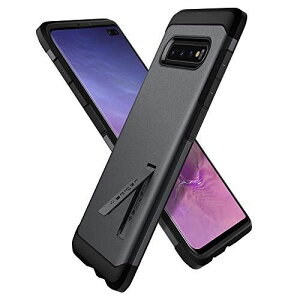 �ySpigen�z Galaxy S10 Plus �P�[�X [ SCV42 SC-04L SC-05L ] �Ή� 1.�X�^���h�@�\ �Ռ��z�� ���h�~ �����Y�ی� �ČRMIL�K�i�擾 ���C�����X�[�d�Ή� galaxys10�v���X �^�t�E�A�[�}�[ 606CS25771 (�O���t�@�C�g�E