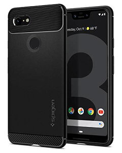 �ySpigen�z Pixel 3 XL �P�[�X TPU �\�t�g�P�[�X �ČRMIL�K�i �Ռ� �z�� �}�b�g���� ���M�b�h�E�A�[�}�[ F20CS25021 (�}�b�g�E�u���b�N)