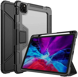 yNillkinziPad Pro 11 P[X 2020 Cz Apple Pencil [\ I[gX[v/EFCN X O܃^Cv Sʕی^ h~ iPad Pro 11 2020 NEW 蒠^ P[X TPU+PCC̒XN[v
