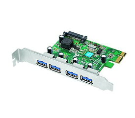 AVLAB I/O 4 ポート USB 3.0 PCIe 拡張カード 最大5Gb/s USB 2.0/1.1下位互換