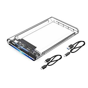 ORICO USB-C 3.1 GEN2 2.5C` HDD P[X 6Gbps] SSDP[X C-CP[ut  n[hfBXNP[X 4TB܂ 9.5mm/7mm HDD/SSDΉ ÓdCh~ PCޗ 2139C3-G2