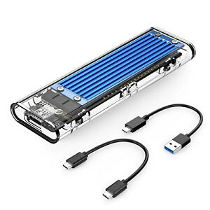 yNVMe&SATAΉzORICO USB3.1 M.2 SSDP[X (M Key/B&M Key)SSDΉ USB3.1 Gen2 10Gbps OtP[X UASP Trim Ή 2230/2242/2260/2280 SSDΉ _uP[ut M.2 SSD ϊA_v^  TCM2M-BL