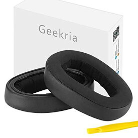 Geekria イヤーパッド ゼンハイザー Sennheiser GSP600, GSP 670, GSP 500 GSP-PRO, Gaming Headset 等対応交換用 ヘッドホンパッド イヤークッション