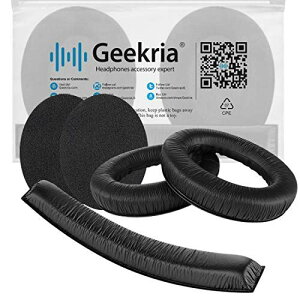 Geekria �C���[�p�b�h + �w�b�h�o���h �[���n�C�U�[ HD380 PRO, HD380, PC350, Game Zero �� �Ή� ���� �p �w�b�h�z���p�b�h �C���[�p�b�h �C���[�N�b�V���� �Z�b�g (earpad+headband)