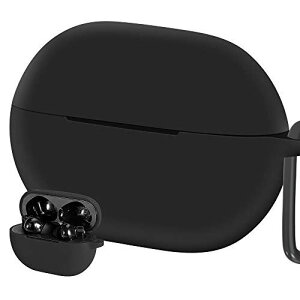 Geekria HUAWEI FreeBuds Pro �P�[�X �V���R���J�o�[ �ی�P�[�X �S�ʕی�J�o�[ �ϏՌ� �y�ʏ��^ �����h�~ �����[�d�\ �h�� �J���r�i�t�� �h�o�� �u���b�N