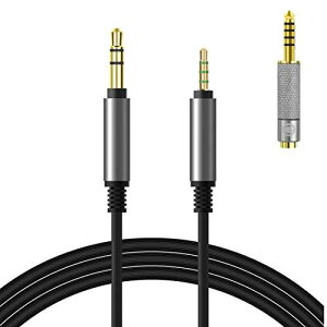 Geekria ϊP[u 3.5mm(IX) 3 - 2.5mm (IX) 4 2.5mm oXv[ to 3.5mm XeI wbhz SONY WH-1000XM4 1000XM3 XB900N CH710N MDR-XB950 p P[u