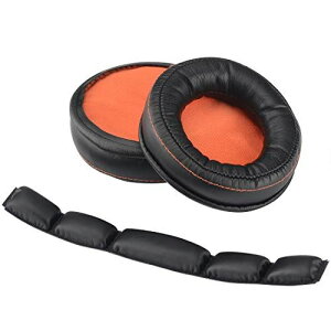 Geekria �C���[�p�b�h + �w�b�h�o���h SteelSeries SIBERIA 800 840 �� �w�b�h�z�� �Ή� ���� �p �w�b�h�z���p�b�h �C���[�N�b�V���� �Z�b�g
