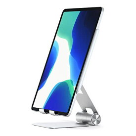 Satechi R1 アルミニウム マルチアングル タブレットスタンド (iPad, iPhone, Samsung S10 など4-13インチのデバイス対応) (シルバー)