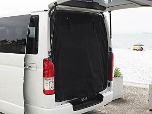 ハイエース レジアスエース 200系 1型〜6型 標準ボディ用 リアゲート 防虫ネット カーテン アウトドア キャンプ 虫除け 遮光 B1