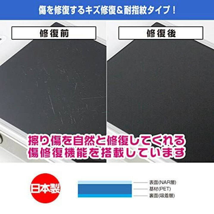 楽天市場 傷修復液晶保護フィルム スマホロトム 用 日本製 防指紋 防気泡 Overlay Magic Omsumahorotom 12 T M Bストア