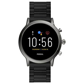 VICARA Compatible with Fossil Men's Gen 5E 44mm/Gen 5 Carlyle/Julianna/Collider HR バンド 腕時計 22mm バンドステンレス製 交換用 for フォッシル Gen 5 スマート時計 ビジネス風 調整工具付き（ブラック） Gen 5 ブラック