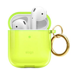 yelagoz AirPods Ή P[X NA Jri t ϏՌ Vv TPU  Jo[ Ռ z X \tg P[XJo[ h~ h~ ی ANZT[ [ Apple AirPods1 / AirPods2 Wireless Chargi