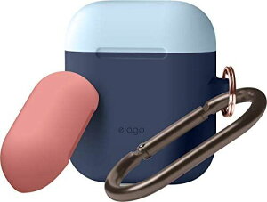 yelagoz AirPods Ή P[X Jri t VR Jo[ oCJ[ P[XJo[ ϏՌ h~ h~ ی ANZT[ [ Apple AirPods1 / AirPods2 Wireless Charging Case GA[|bY Ή ] DUO