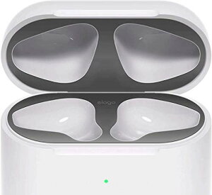 yelagoz AirPods with Wireless Charging Case Ή _XgK[h  Nh~ ho ANZT[ 18KR[eBO ^bNv[g 2Zbg [ AirPods 2 2 GA[|bY2 Ή ] DUST GUARD _[N