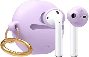 yelagoz AirPods Ή C[s[X Ji ^ Cz h~ ANZT[ C[`bv ^їp VR P[X t 2TCY × 2Zbg [ AirPods1 / AirPods2 Wireless Charging Case GA[|bY 