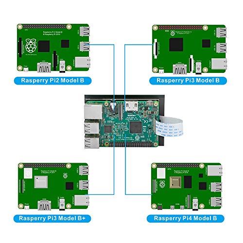 OSOYOO 3.5 インチ TFT タッチスクリーン | DSI コネクタ | LCD ディスプレイ モニター |Raspberry Pi 4 B  3 Model B+ 2 用 | ラズベリーパイ | T.M.Bストア