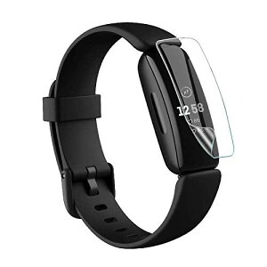 �y2���Z�b�g�zFitbit Inspire 2 �t�B���� �t�B�b�g�r�b�g Inspire2 �ی�t�B���� �yELMK�zTPU���E���𕂂��Ȃ��E�����ߗ��E�����^�E�w��h�~�E��ʑN�₩�����ׁE�\��t���ȒP Fitbit Inspire 2 �Ή�