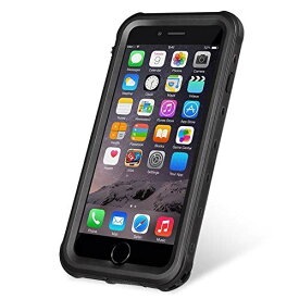 IPhone8 iPhone7 防水ケース DINGXIN 指紋認証対応 防水 防雪 防塵 耐震 耐衝撃 IP68防水規格 アイフォン8 フォンケース7 防水ケース 防水カバー ストラップホール付き (iPhone7/8, 4.7インチ, 黒)