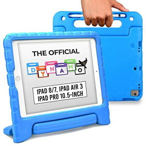 Cooper Cases DYNAMO �ϏՌ� �P�[�X �y iPad 10.2 ��8���� / ��7���� / Air 10.5 2019 ��3���� / Pro 10.5 �z �q�� �y�� EVA �n���h�� �y���V�����[�z���_�[�t�� �i�u���[�j iPad 10.2 ��8�E7���� / Air3 / Pro 10.5 �i�y��