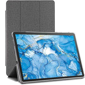 Dragon Touch タブレット 10.1インチ ケース【MARR】NotePad 102 三つ折りスマートケース Dragon Touch NotePad 102 ケース 薄型 キズ防止 軽量 タブレット カバー 全面保護 角度調整 グレー タブレットPCケース