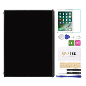 SRJTEK For iPad 3 & iPad 4�^�u���b�g�����pLCD�t���f�B�X�v���C �A�b�v�� A1416 A1403 A1430 A1458 A1459 A1460 �^�u���b�gpc �t���̍����ւ������C�K�pLCD�f�B�X�v���C�X�N���[�� �C�c�[���L�b�g+�X�`�[���K