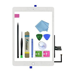 Zentop �u���b�N iPad ��6���� iPad 2018 A1893 A1954 �^�b�`�X�N���[���f�W�^�C�U�[�A�Z���u�������p�z�[���{�^���A�J�����u���P�b�g�A���t���ςݐڒ��܁A�c�[���C���L�b�g Black iPad 2018