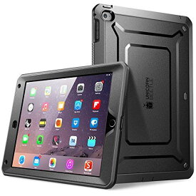 SUPCASE iPad Air 2 ケース第二世代［頑丈］ 2014年発売モデル　［ユニコーンビートルプロシリーズ ］全面 堅牢ハイブリット保護ケース　スクリーンプロテクター付き ブラック SUPCASE