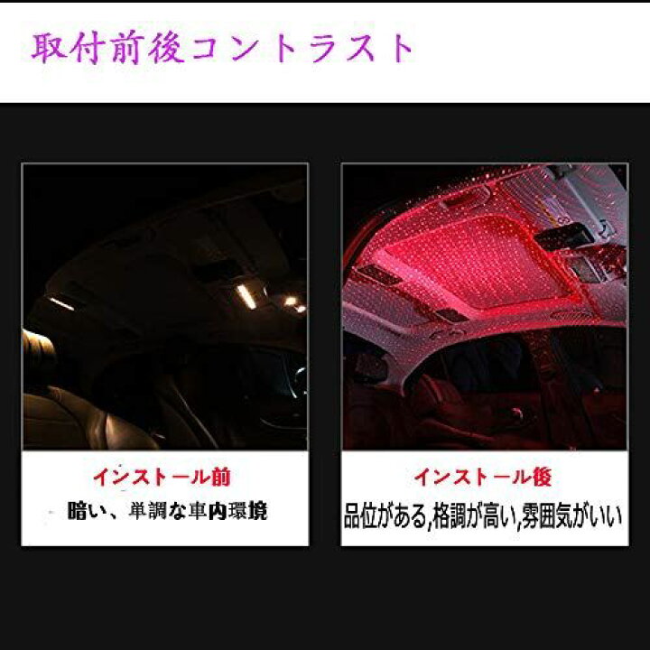 楽天市場 車用 イルミネーション 赤 車内 Led 雰囲気 ライト レッド Ledイルミネーション 星空 ランプ Usb式ライト 取付簡単 高輝度 車内装飾用 パーティー クリスマス 誕生日 カラオケ 汎用 T M Bストア