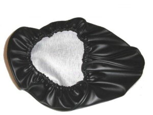 国産品 厚手合皮素材! TODAY(トゥディ)専用設計シートカバー 取り付け簡単 被せるだけの口ゴム式 AF61/AF67 ホンダ トゥデイ (ブラック)