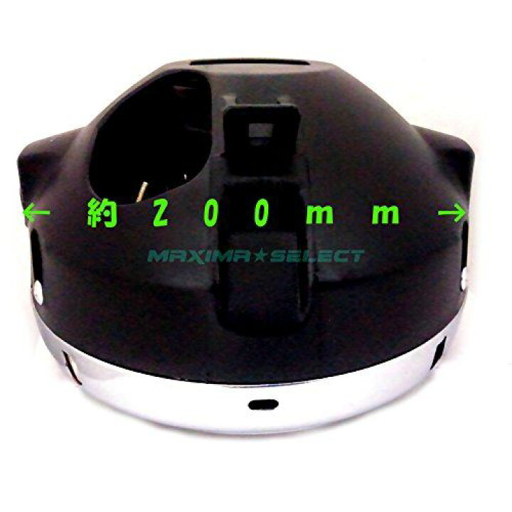 楽天市場】MAXIMASELECT マルチリフレクター ヘッドライト 180mm H4 