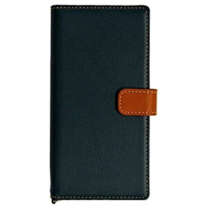 ラスタバナナ Xperia XZ1 SO-01K/SOV36 ケース/カバー 手帳型 +COLOR 衝撃吸収 NV×BR エクスペリア スマホケース 3623XZ1